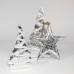 Украшение для интерьера EnjoyMe Snow Star, en_ny0015, серебряный, 23 х 23 х 3 см