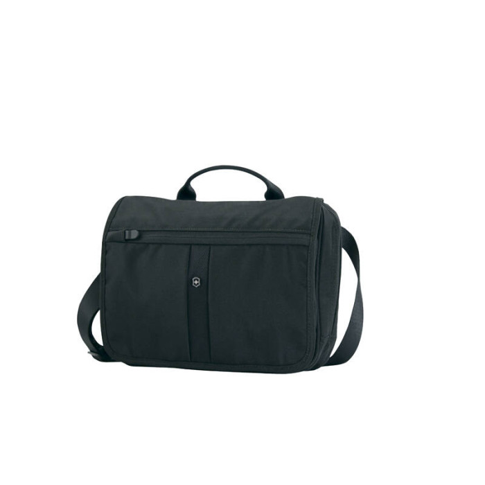 Сумка Victorinox Adventure Traveler, с системой защиты RFID, черная, 27x8x22 см, 4 л
