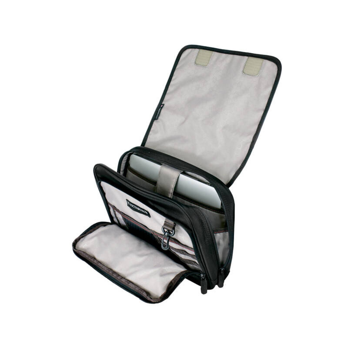 Сумка Victorinox Adventure Traveler, с системой защиты RFID, черная, 27x8x22 см, 4 л 2