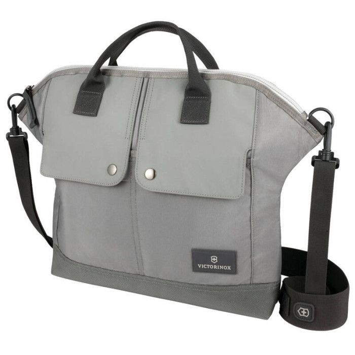 Сумка наплечная Victorinox Altmont 3.0 Slimline Horizontal Laptop Tote 13'', серая, 40x6x34 см, 8 л