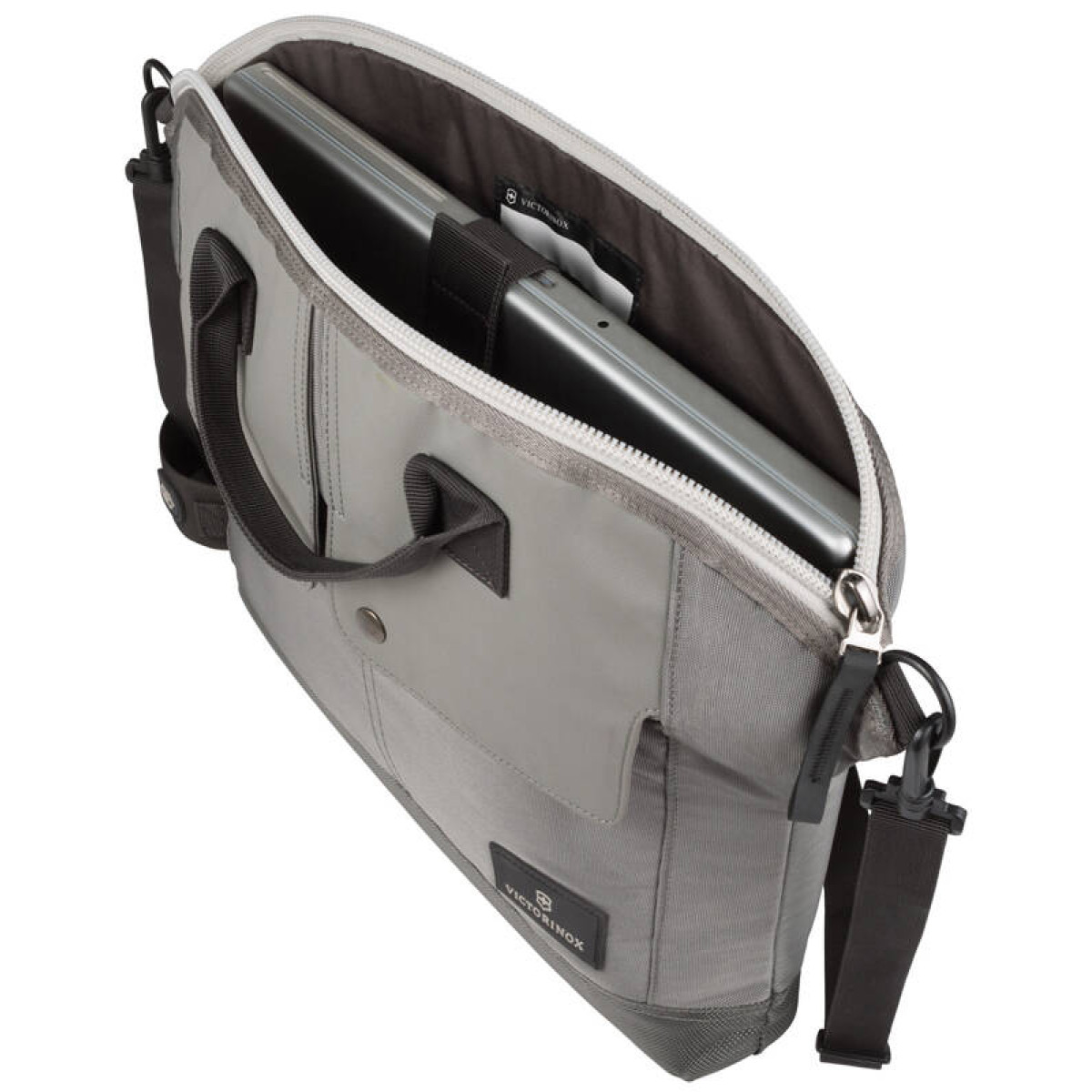 Сумка наплечная Victorinox Altmont 3.0 Slimline Horizontal Laptop Tote 13'', серая, 40x6x34 см, 8 л 3