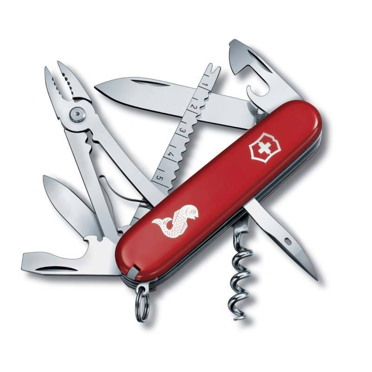 Нож Victorinox Angler, 91 мм, 19 функций, красный 1
