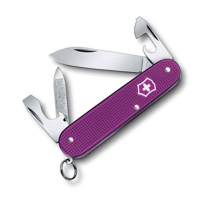 Нож Victorinox Cadet Alox, 84 мм, 9 функций, фиолетовый