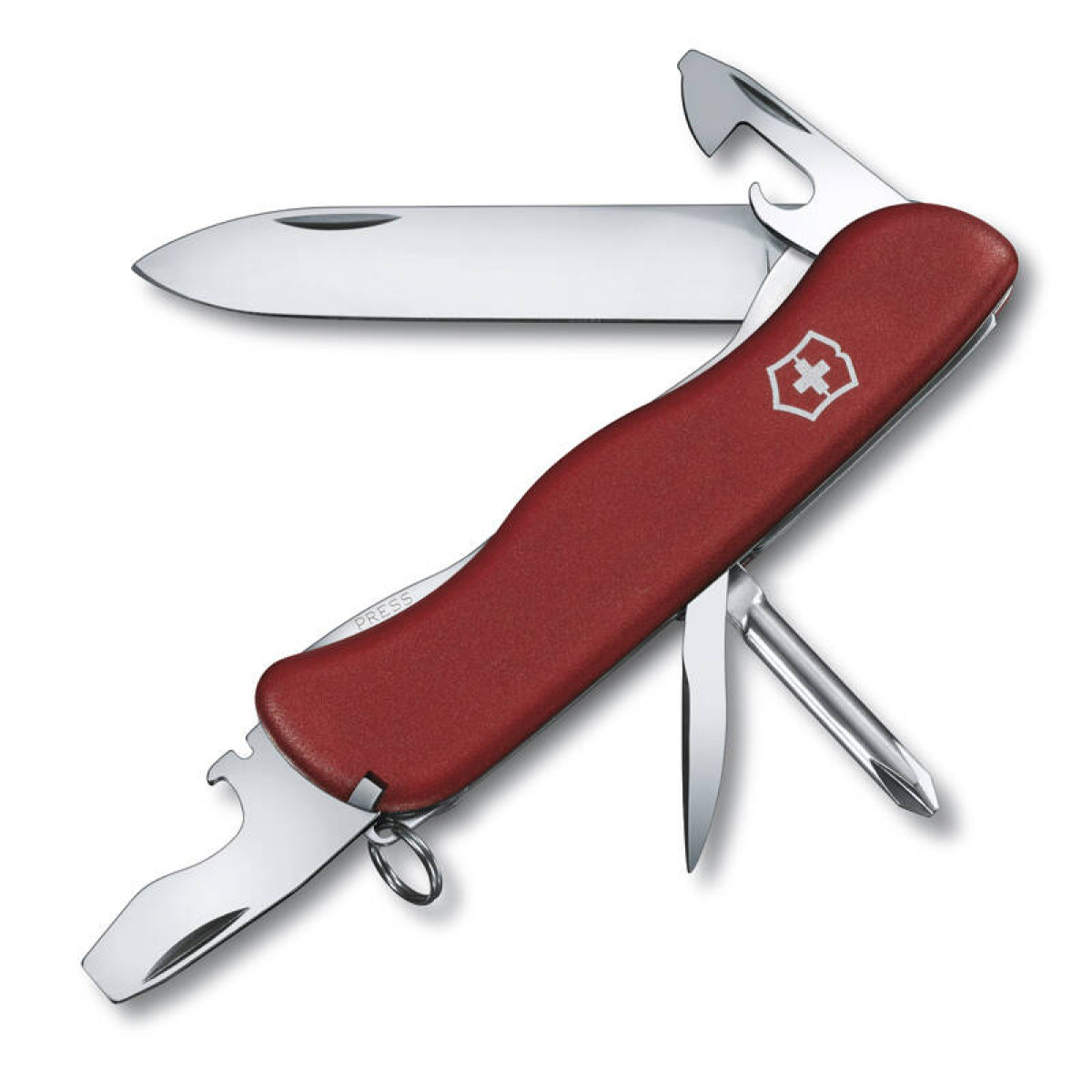 Нож Victorinox Centurion, 111 мм, 11 функций, с фиксатором лезвия, красный 1