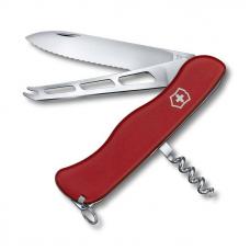 Нож Victorinox Cheese Knife, 111 мм, 6 функций, красный