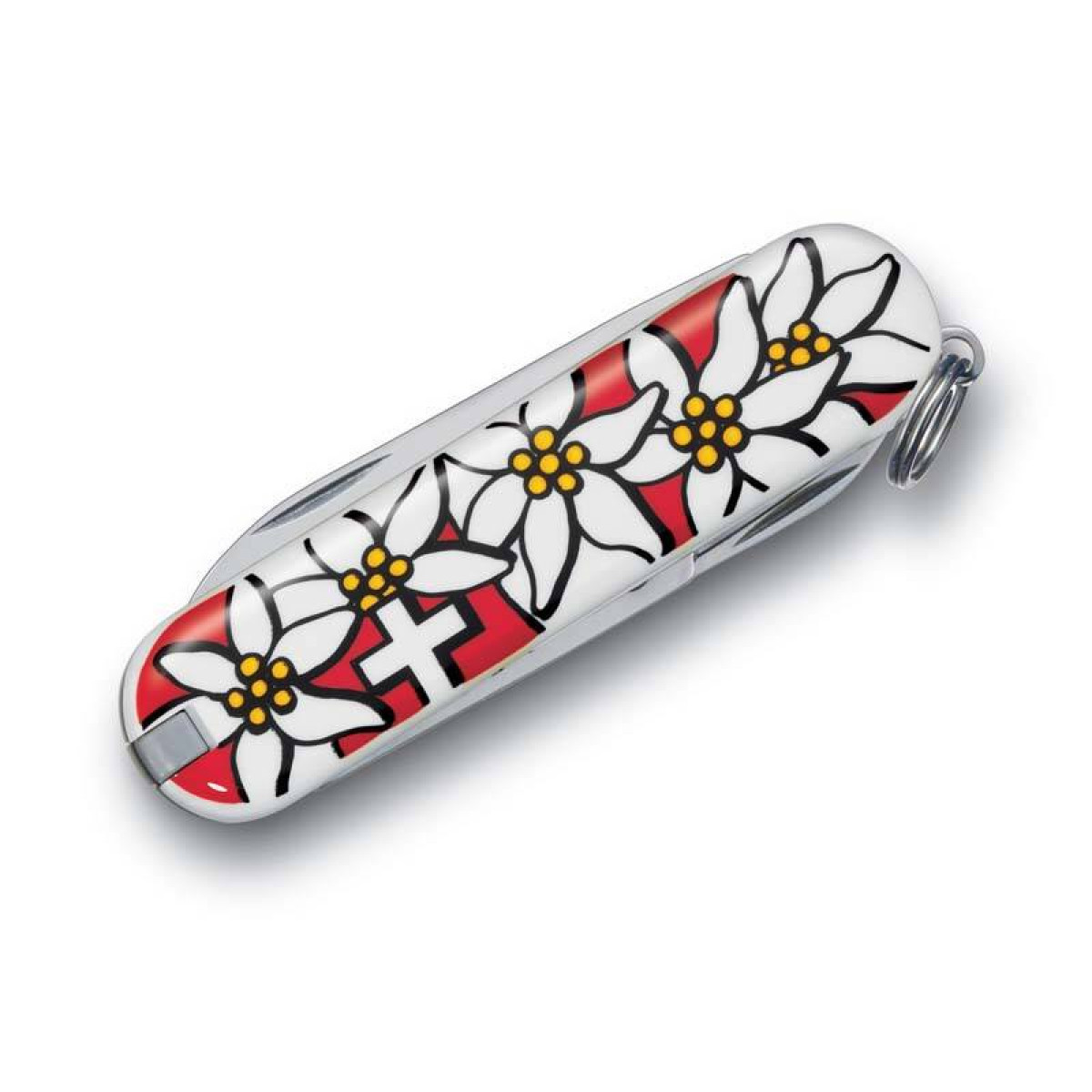 Нож-брелок Victorinox Classic, 58 мм, 7 функций, "Edelweiss" 3