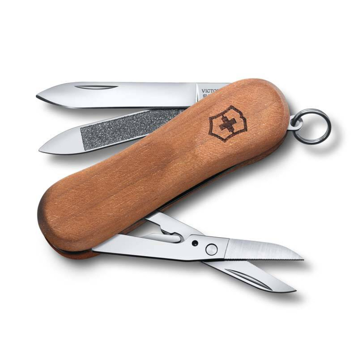 Нож-брелок Victorinox Classic EvoWood 81 65 мм 5 функций дерево 1