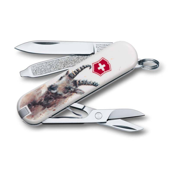 Нож-брелок Victorinox Classic LE 2016, 58 мм, 7 функций, "Capricorn"