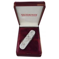Нож-брелок Victorinox Classic LE, 58 мм, 4 функции, рукоять из натурального камня, "Bethel White" (п