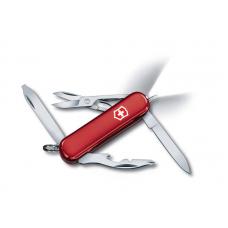 Нож-брелок Victorinox Classic Midnite Manager, 58 мм, 10 функций, красный