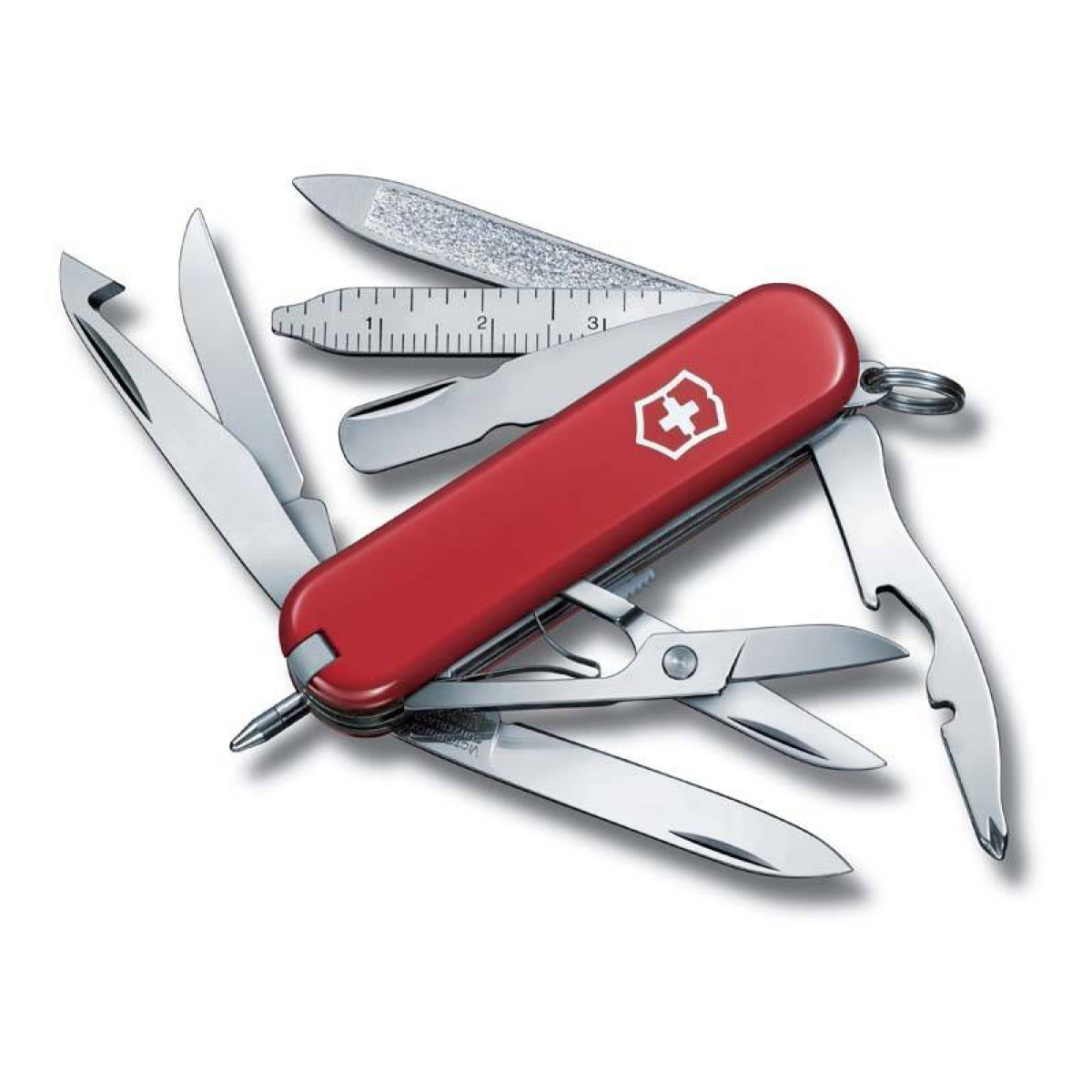 Нож-брелок Victorinox Classic MiniChamp, 58 мм, 16 функций, красный 1