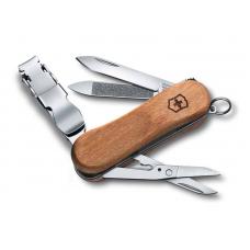 Нож-брелок Victorinox Classic Nail Clip Wood 580 65мм дерево