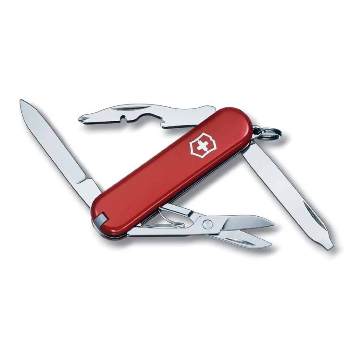 Нож-брелок Victorinox Classic Rambler, 58 мм, 10 функций, красный 1