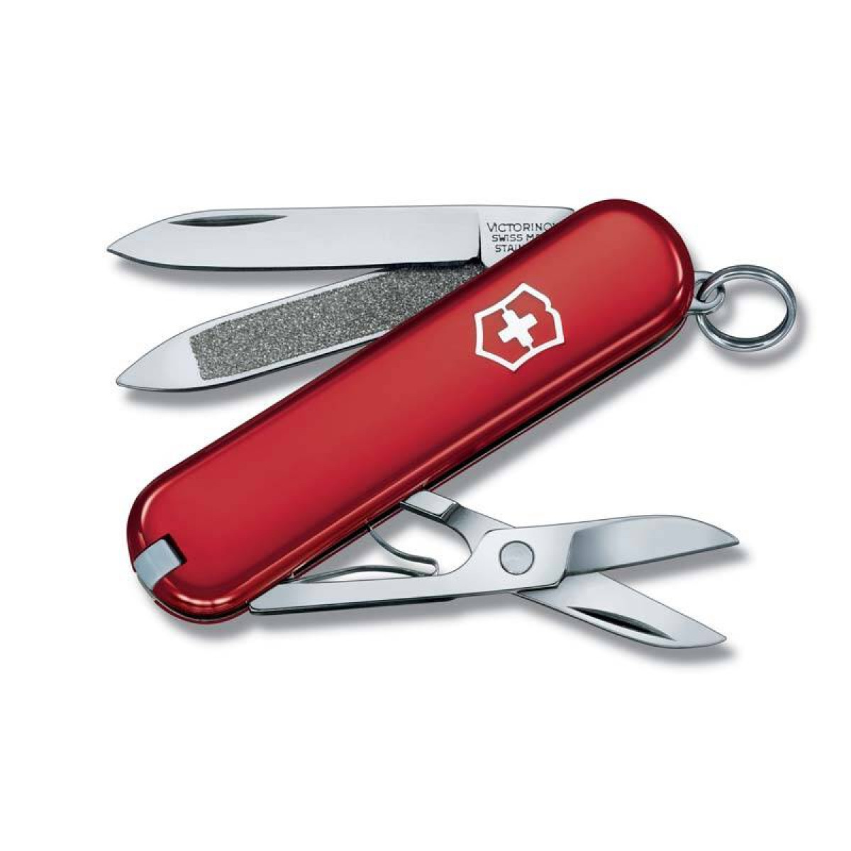 Нож-брелок Victorinox Classic, 58 мм, 7 функций, красный 1