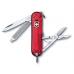 Нож-брелок Victorinox Classic Signature, 58 мм, 7 функций, полупрозрачный красный 0.6225.T