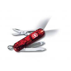 Нож-брелок Victorinox Classic SwissLite, 58 мм, 7 функций, полупрозрачный красный