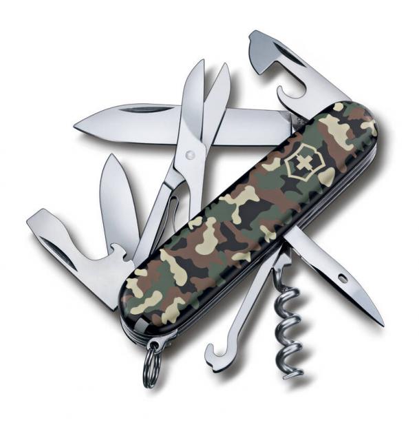 Нож Victorinox Climber, 91 мм, 14 функций, камуфляж 1.3703.94