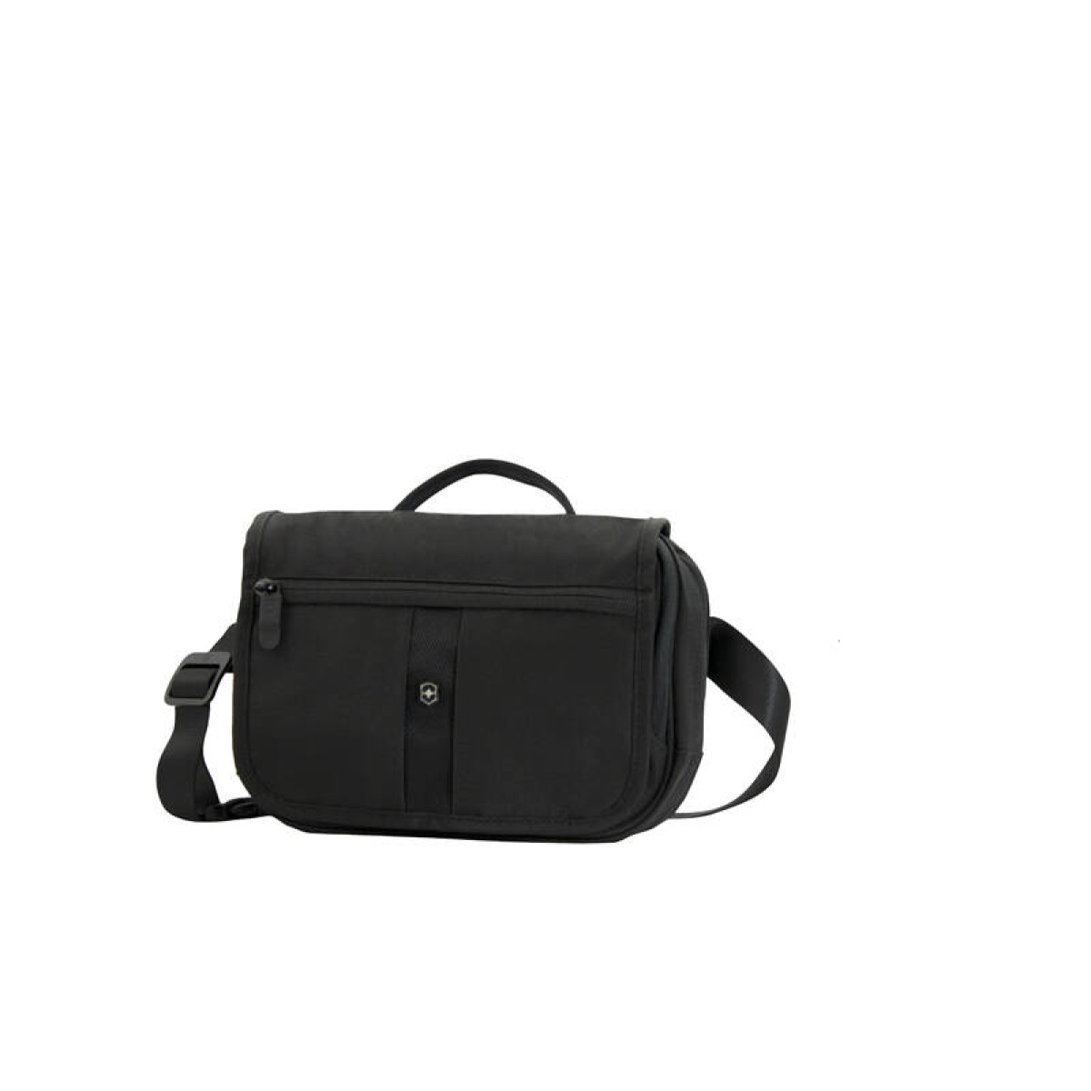 Сумка наплечная Victorinox Commuter Pack горизонтальная, черная, 24x7x18 см, 3 л 1