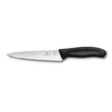 Нож Victorinox разделочный лезвие 15 см черный 