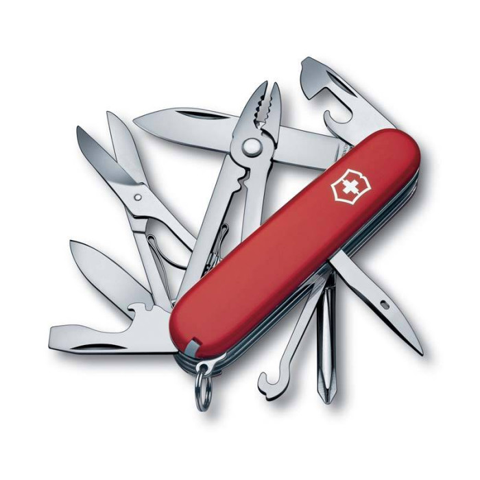 Нож Victorinox Deluxe Tinker, 91 мм, 17 функций, красный