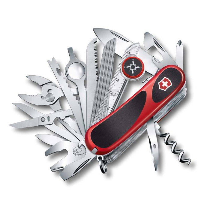 Нож Victorinox EvoGrip S54, 85 мм, 31 функция, красный