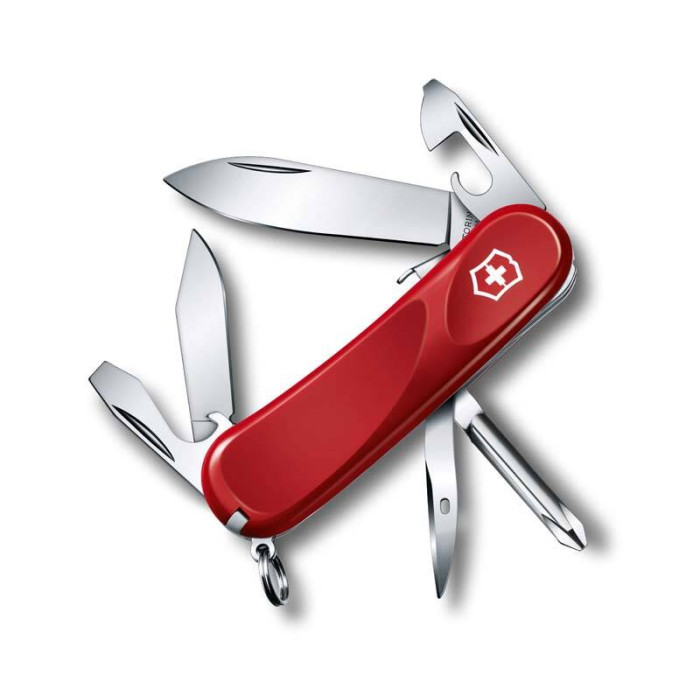 Нож Victorinox Evolution S111, 85 мм, 12 функций, красный