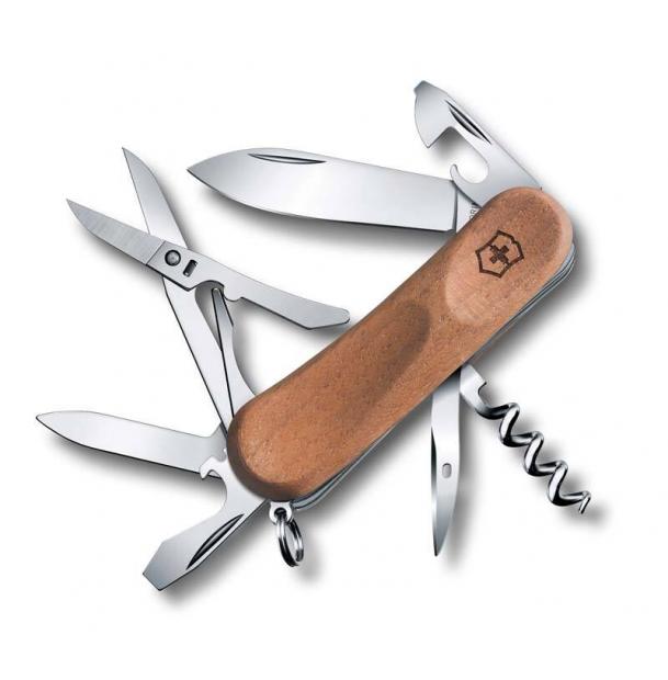 Нож Victorinox EvoWood 14, 85 мм, 12 функций, дерево 2.3901.63