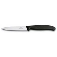 Нож Victorinox для очистки овощей, лезвие 10 см, черный