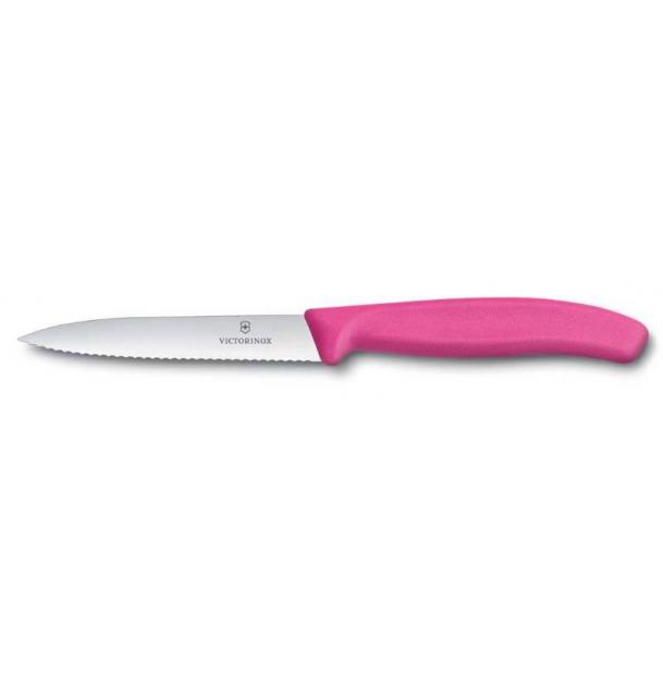 Нож для овощей Swiss Classic 10 см с серейторной заточкой VICTORINOX 6.7736.L5
