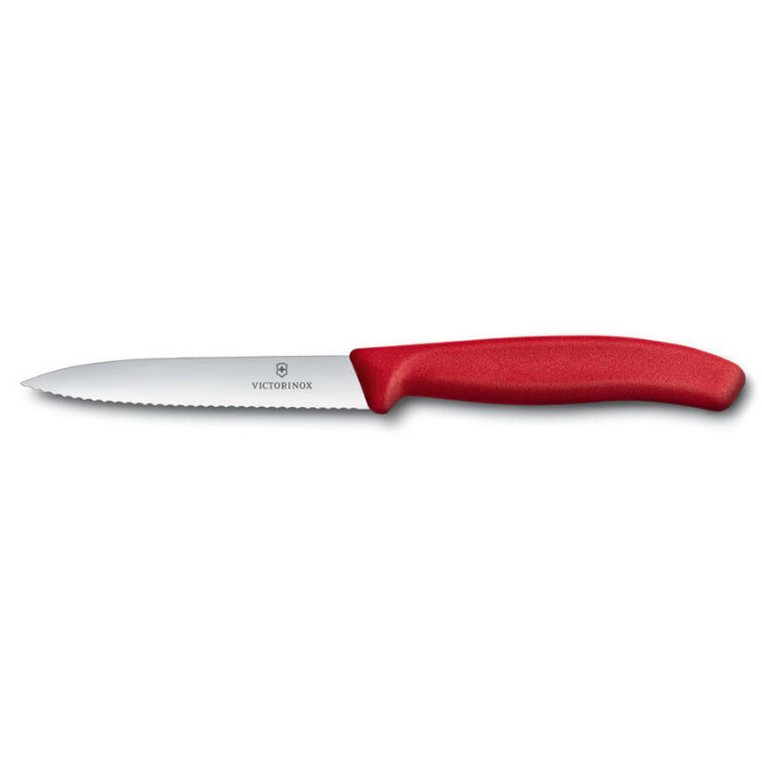 Нож для овощей Swiss Classic 10 см с серрейторной заточкой VICTORINOX 6.7731