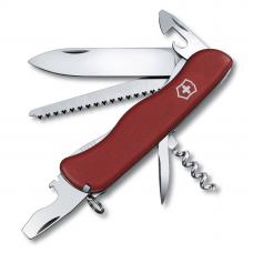 Нож Victorinox Forester, 111 мм, 12 функций, с фиксатором лезвия, красный