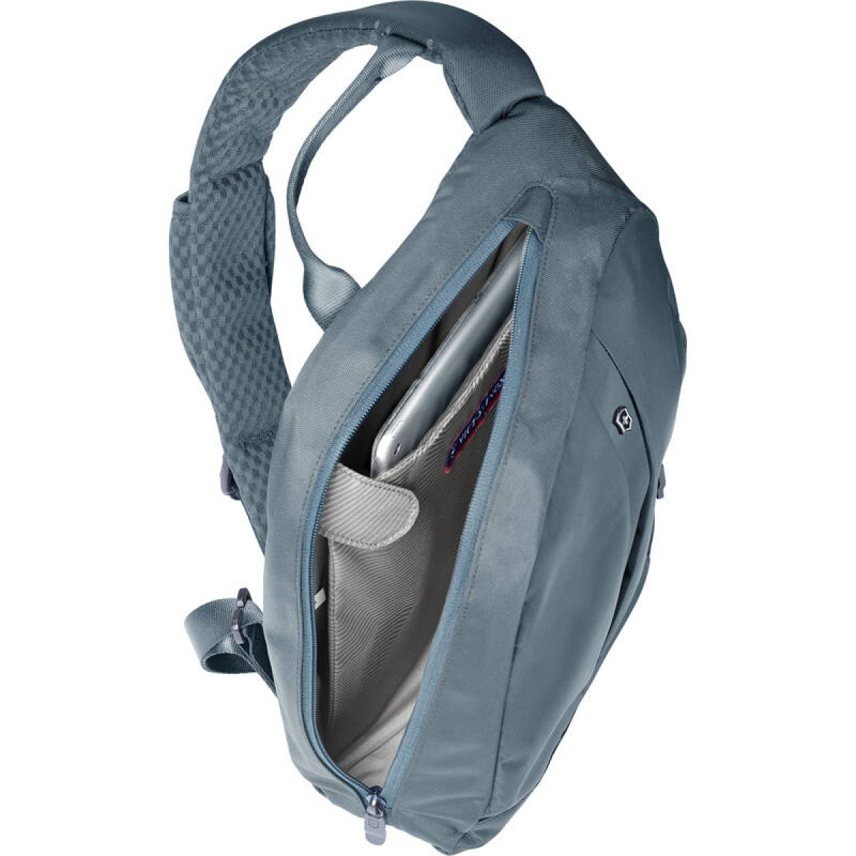 Рюкзак с одним плечевым ремнем Victorinox Gear Sling с защитой w/RFID, зеленый, 24x10x34 см, 8 л 3