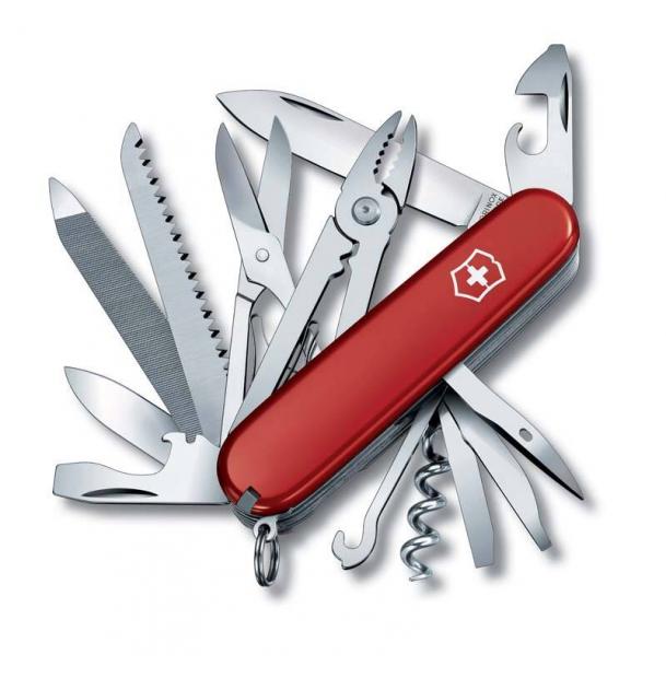 Нож Victorinox Handyman, 91 мм, 24 функции, красный 1.3773