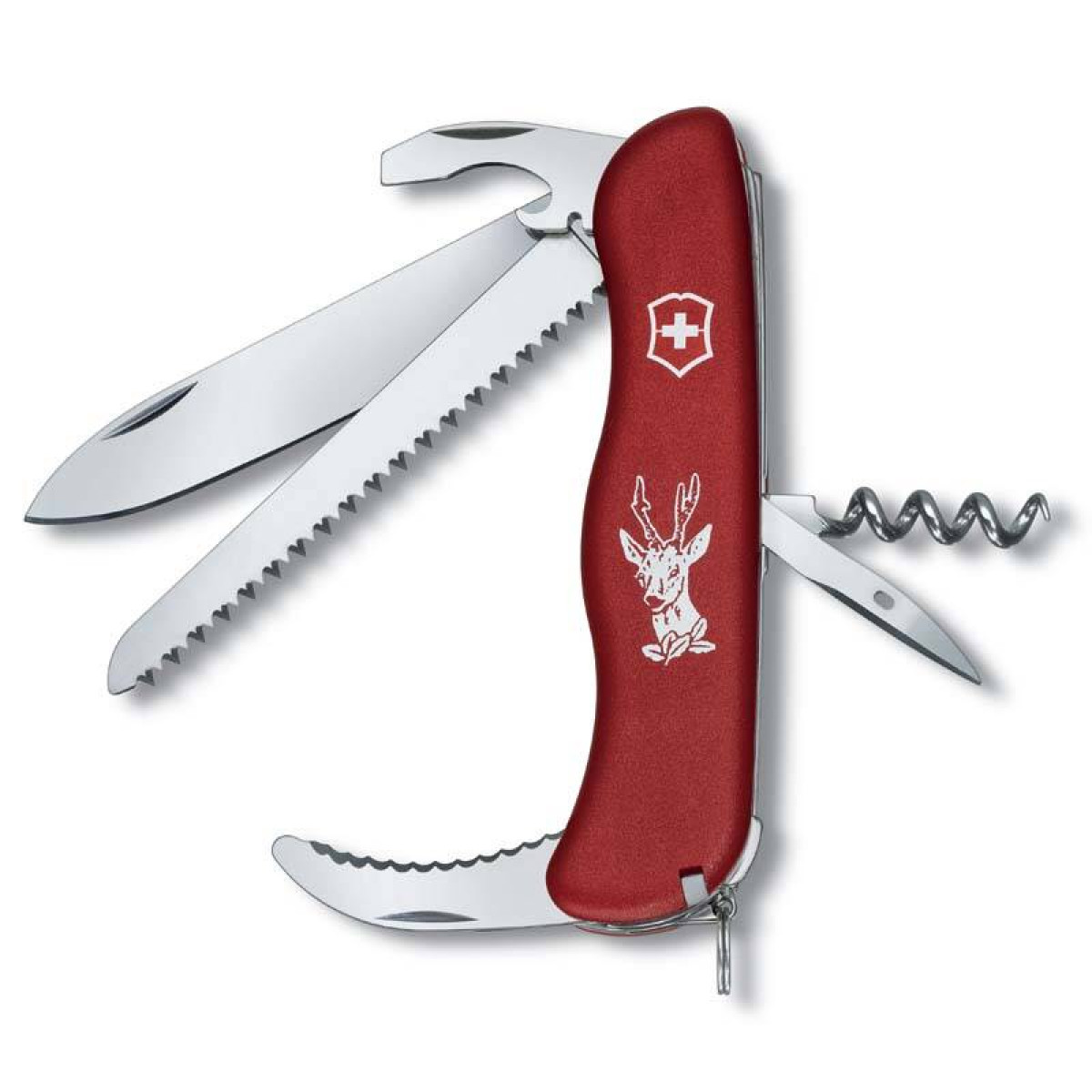 Нож Victorinox Hunter, 111 мм, 12 функций, красный 3
