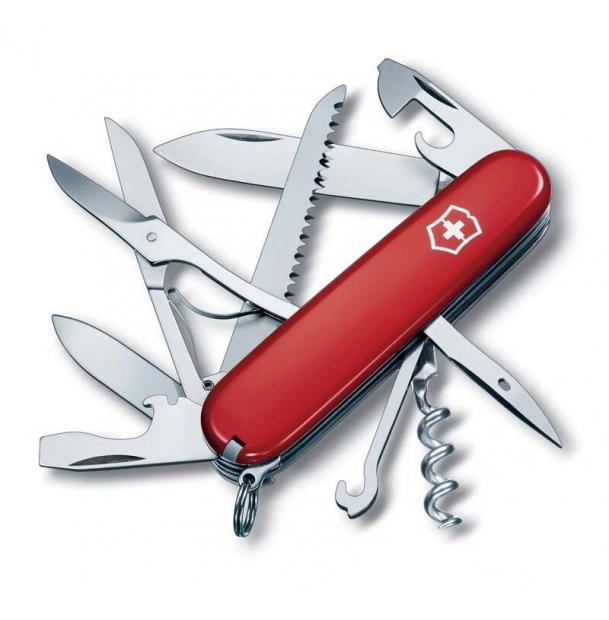 Нож Victorinox Huntsman, 91 мм, 15 функций, красный 1.3713