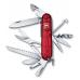 Нож Victorinox Huntsman Lite, 91 мм, 21 функция, полупрозрачный красный 1.7915.T