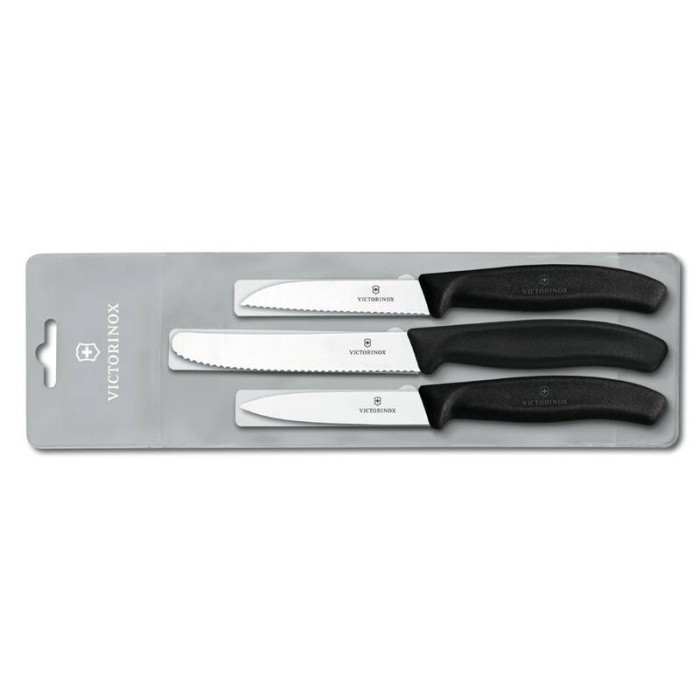 Набор Victorinox кухонный, 3 предмета, черный