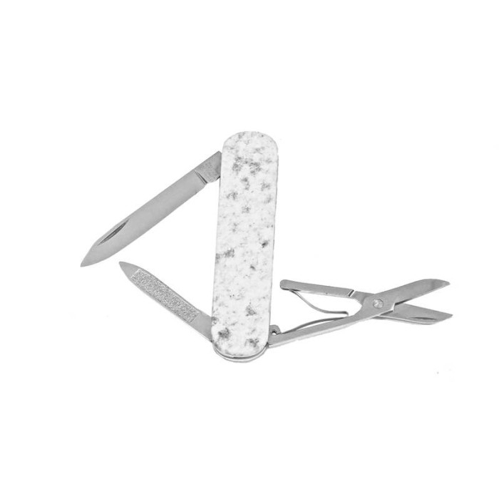 Нож-брелок Victorinox LE, 74 мм, 4 функции, рукоять из натурального камня, "Bethel White" (подарочна