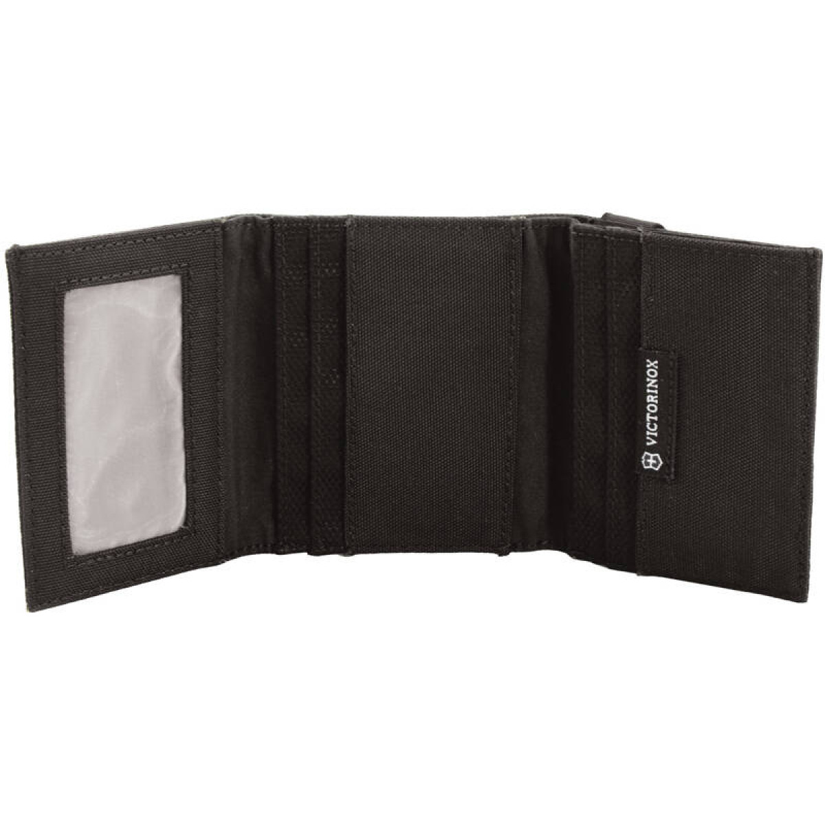 Бумажник Victorinox Lifestyle Accessories 4.0 Tri-Fold Wallet, чёрный, нейлон, 9x3x10 2