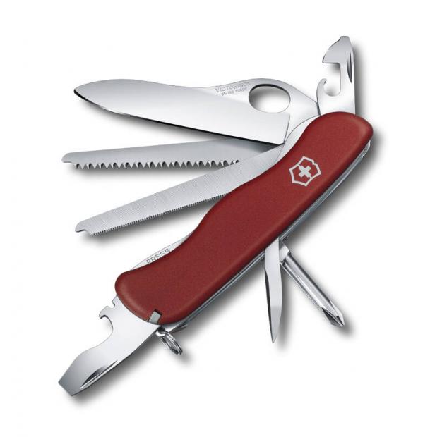 Нож Victorinox Locksmith, 111 мм, 14 функций, с фиксатором лезвия, красный 0.8493.M