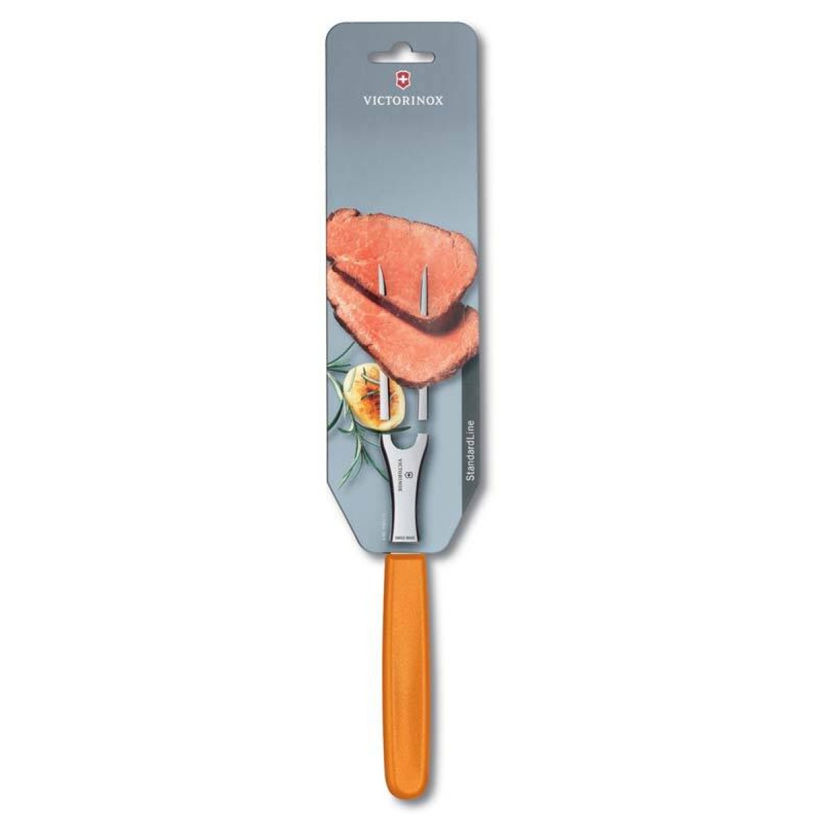 Вилка Victorinox кулинарная, 15 см, оранжевая 1