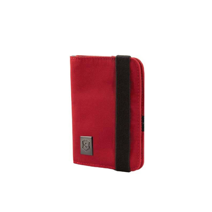 Обложка для паспорта Victorinox, с защитой от сканирования RFID, красная, 10x1x14 см