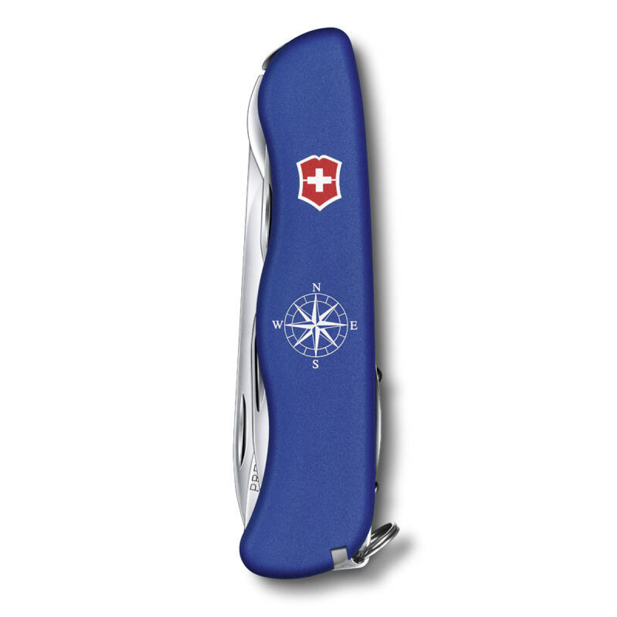 Нож Victorinox Skipper, 111 мм, 17 функций, с фиксатором лезвия, чехлом и шнурком, синий 3