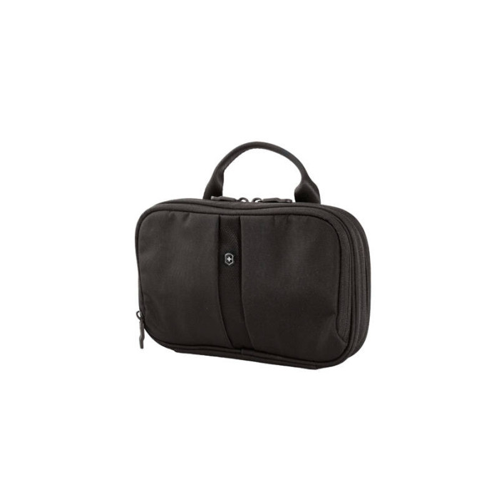 Несессер Victorinox Slimline Toiletry Kit, 2 отделения, черный, 25x6x15 см, 2 л