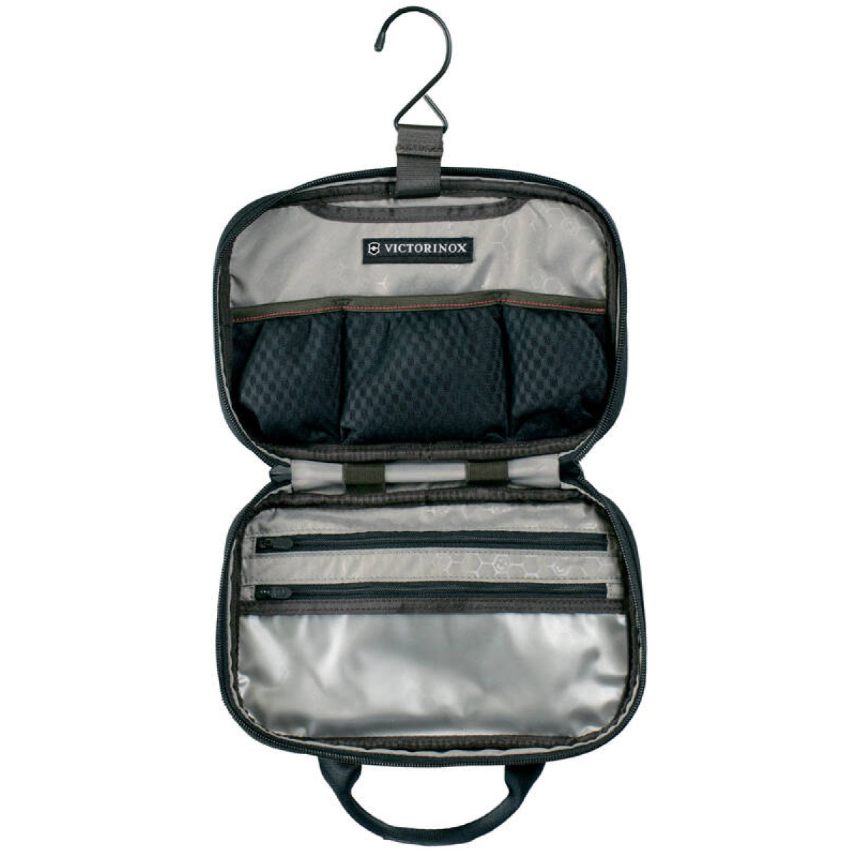Несессер Victorinox Slimline Toiletry Kit, 2 отделения, черный, 25x6x15 см, 2 л 2