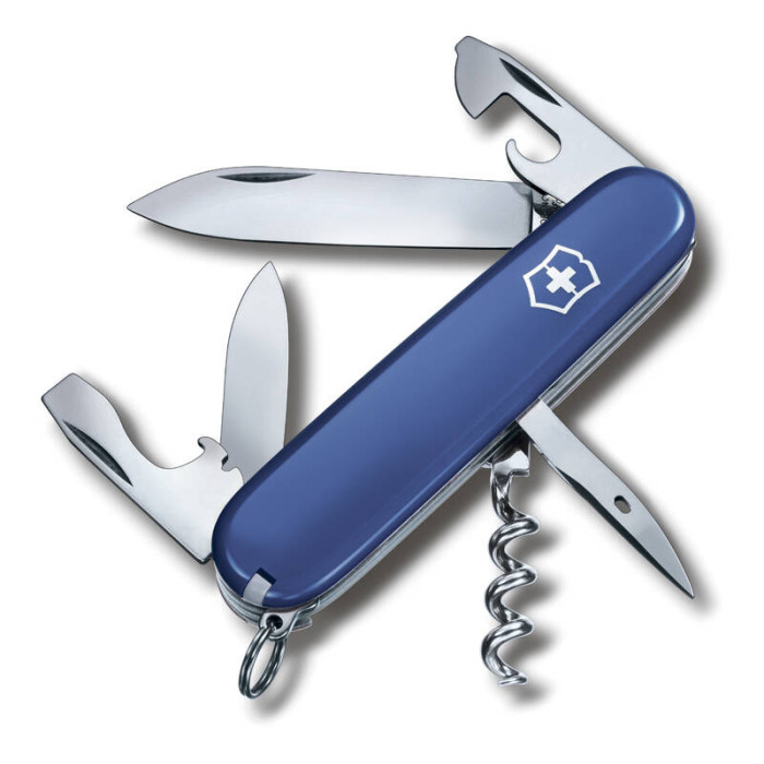 Нож Victorinox Spartan, 91 мм, 12 функций, синий