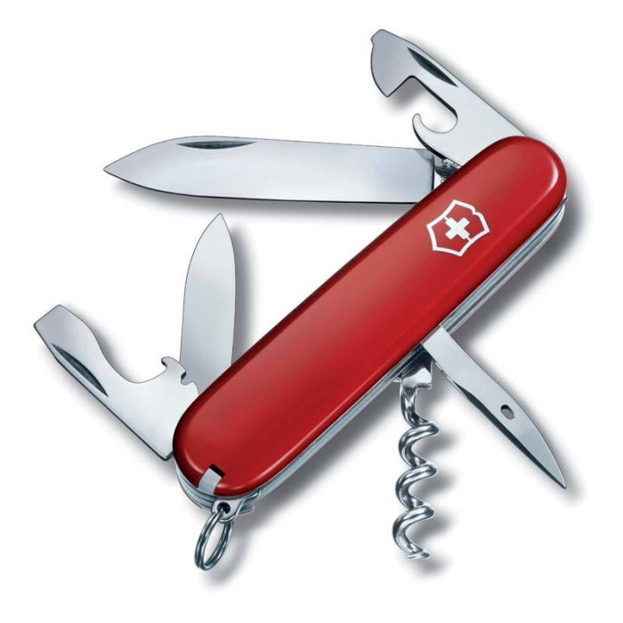Нож Victorinox Spartan, 91 мм, 12 функций, красный