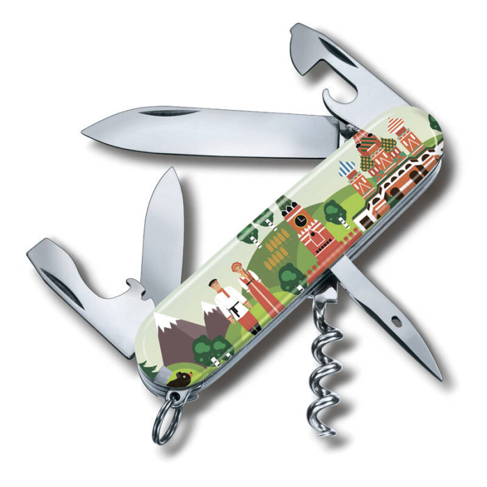Нож Victorinox Spartan, 91 мм, 12 функций, "Из России с любовью"