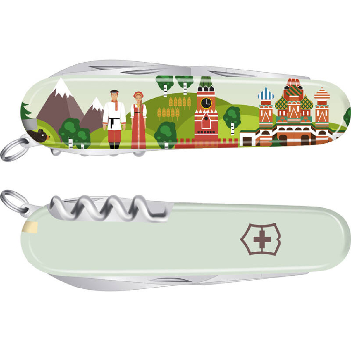 Нож Victorinox Spartan, 91 мм, 12 функций, "Из России с любовью" 3