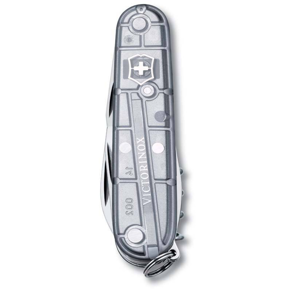 Нож Victorinox Spartan, 91 мм, 12 функций, полупрозрачный серебристый 4